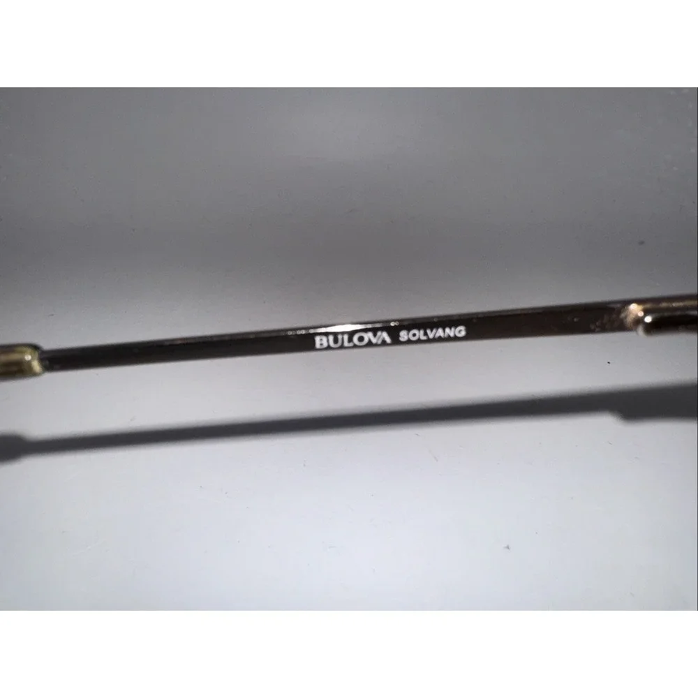 Bulova Eyeglasses, Frames Only, Solvang,‎ 54-18-140, Metal/Plastic, Black/Gold
